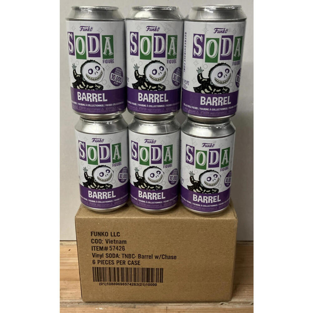 Funko Soda Barrel Sealed Lot (6) TNBC